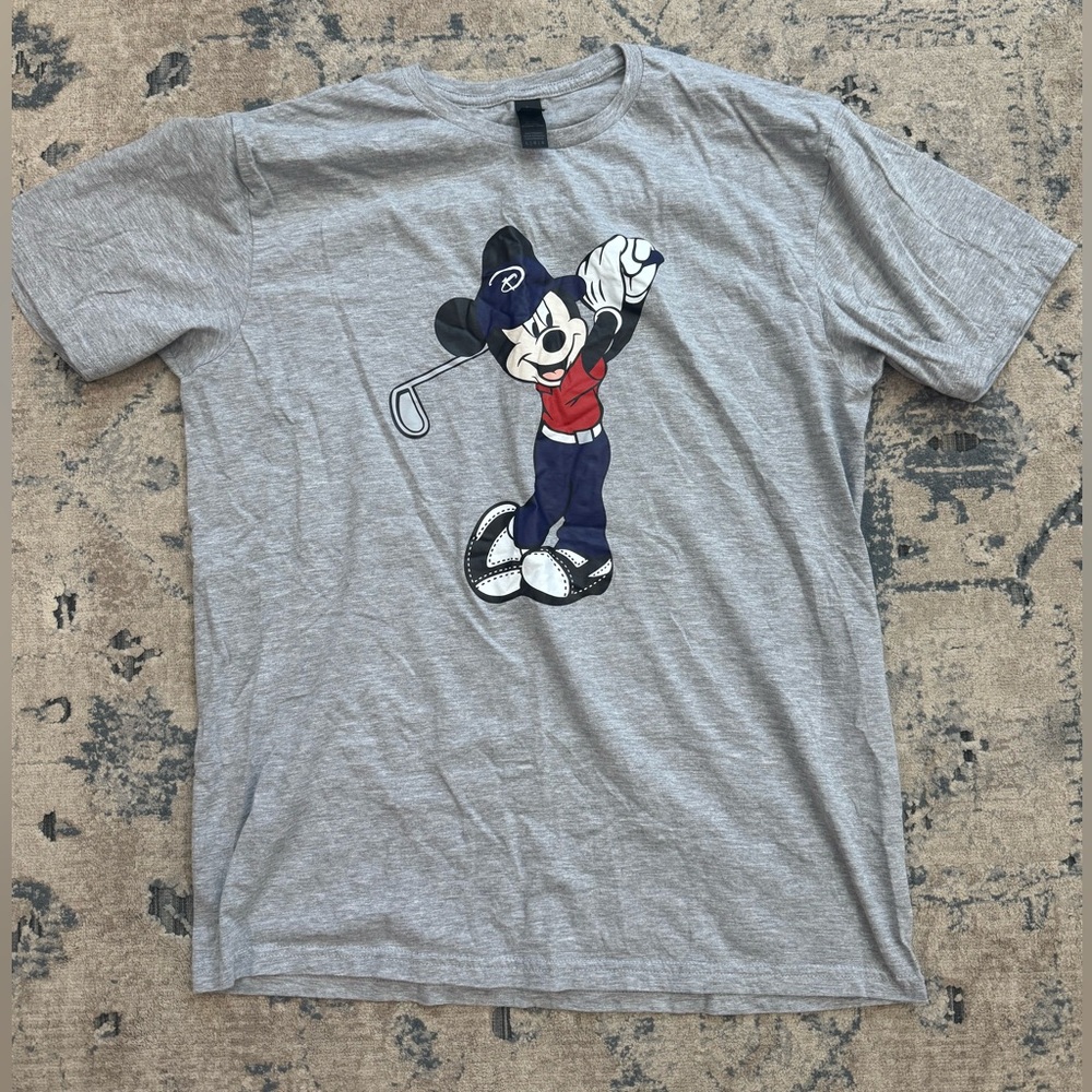 Gildan Softstyle Mikey Mouse Golf Tee Shirt size L